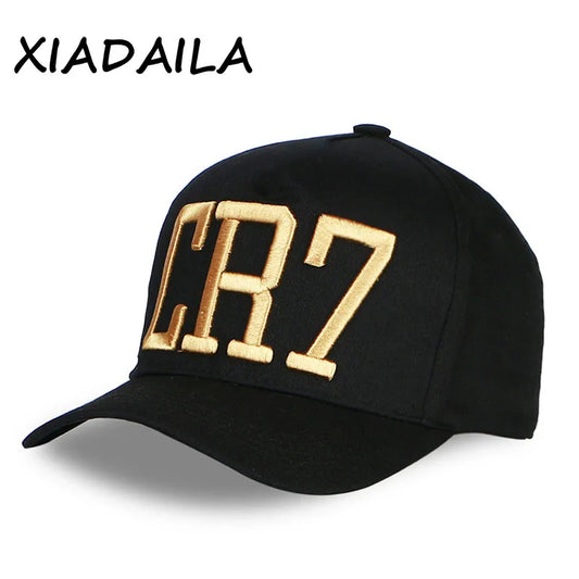 Cristiano Ronaldo CR7 baseball cap cotton adjustable 3D embroidery bone CR7 snapback hat men women casual sports hats