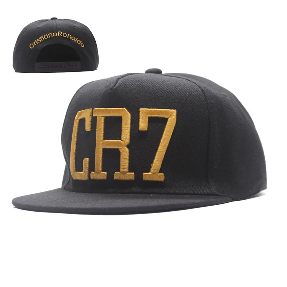 Cristiano Ronaldo CR7 baseball cap cotton adjustable 3D embroidery bone CR7 snapback hat men women casual sports hats