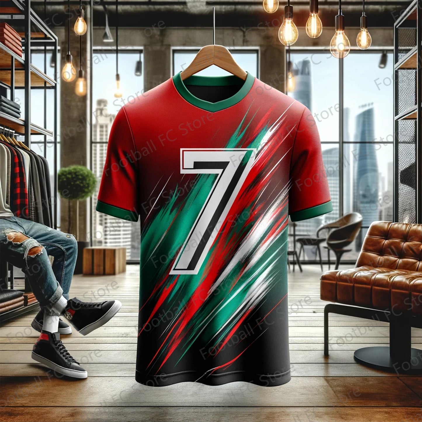 2024 New Arriavl  CHATGPT-Special Ronaldos 7 Soccer Jersey for Kids And Adult