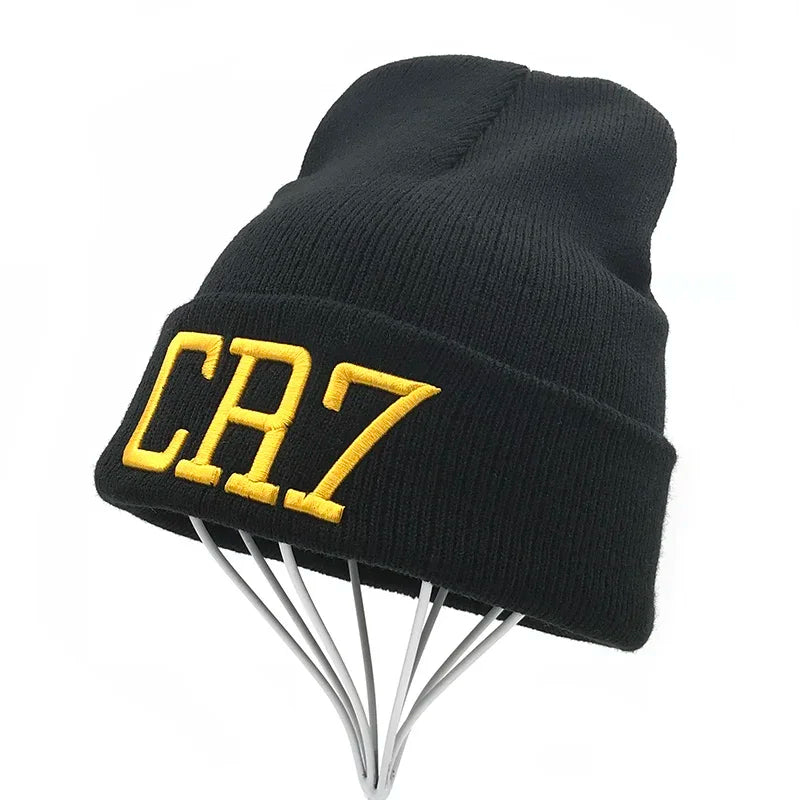 CR7 Beanies Knit cap Winter Caps Skullies Bonnet Cristiano Ronaldo Winter Hats For Men Women Beanie Outdoor Sports Warm Cap 2018