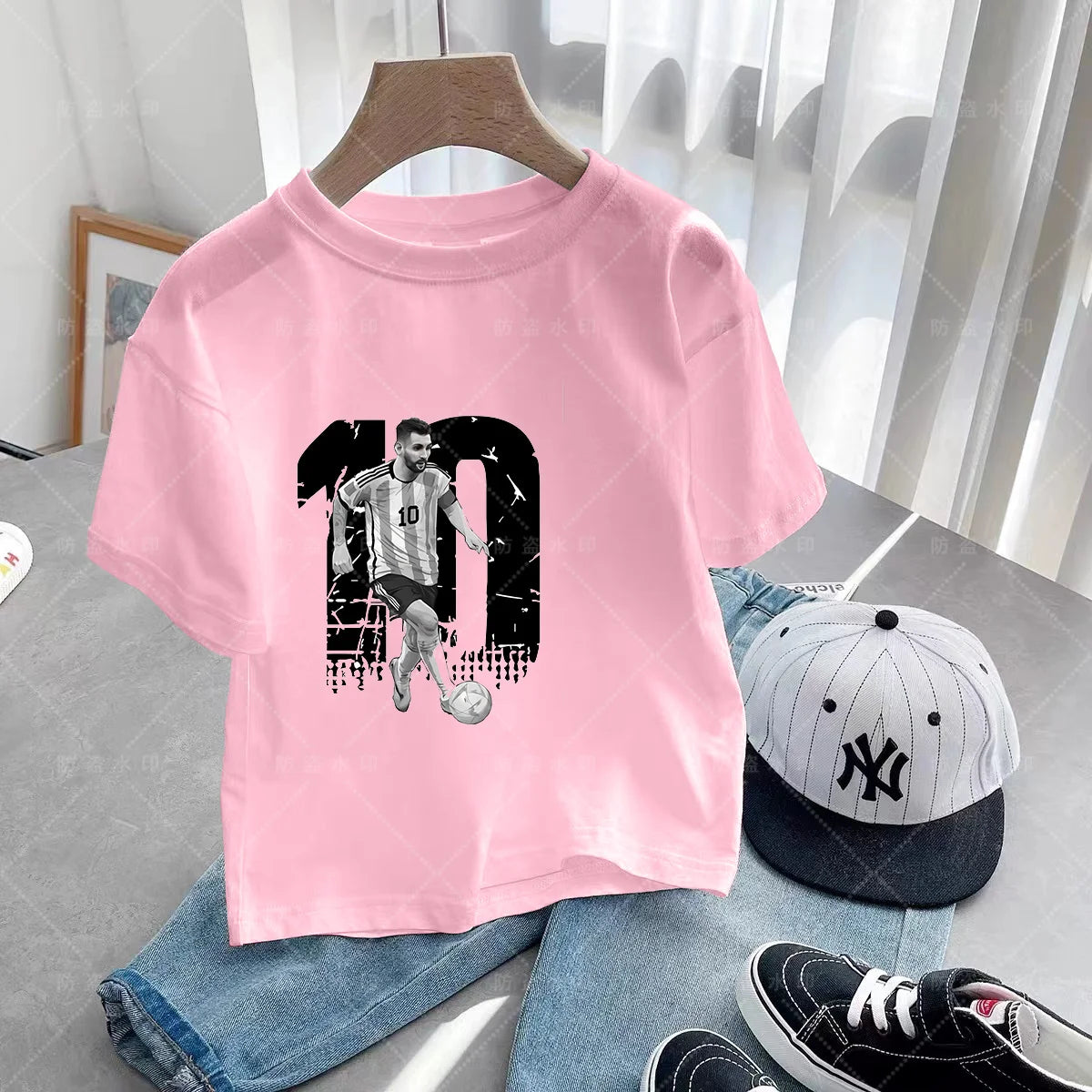 Cristiano Ronaldo Summer Fashion New T-Shirt Football Star Casual Round Neck Boys  Printing Short Sleeve Hip Hop Kids T-Shirt